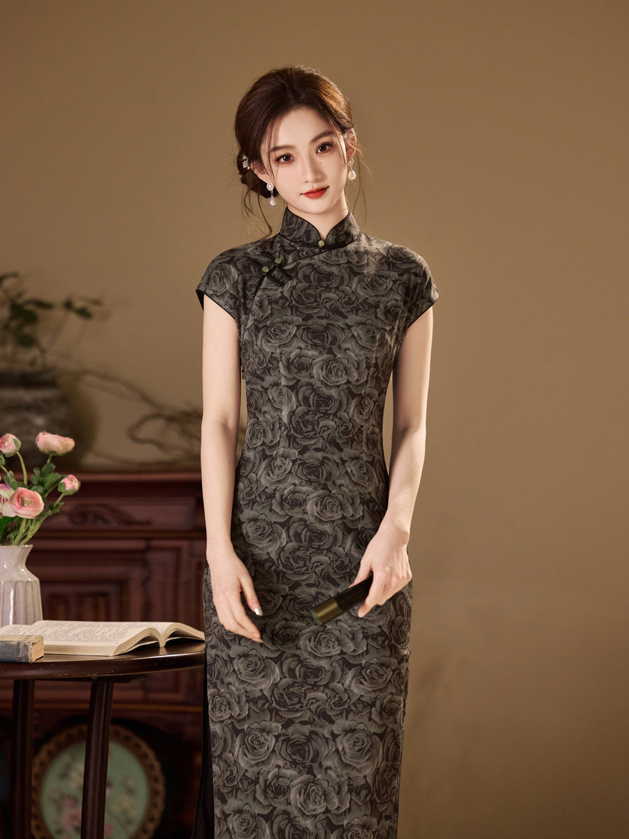 National Style Cheongsam – Breathable Elegant Dress for Women