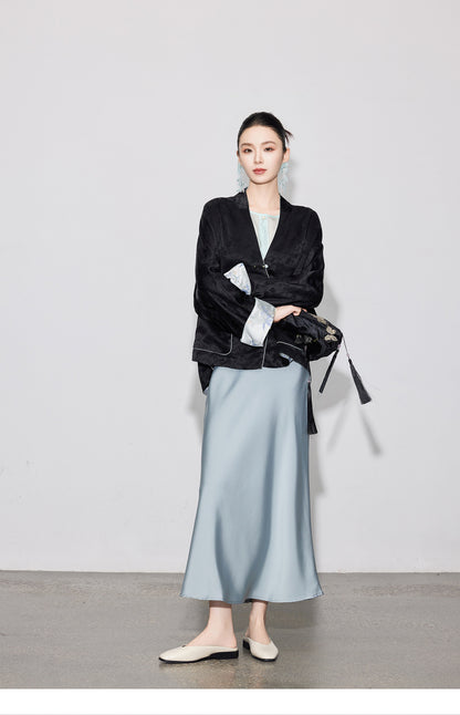 Chic High-End Silky Mermaid Half Skirt