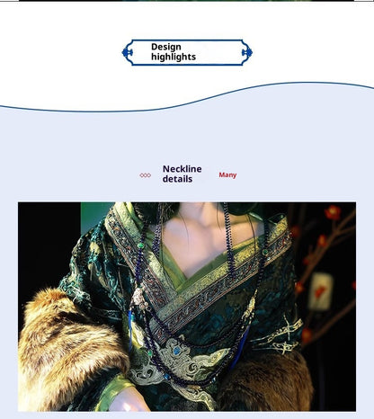 2026 Original Warring States Hanfu – Autumn Winter Large Sleeve Robe