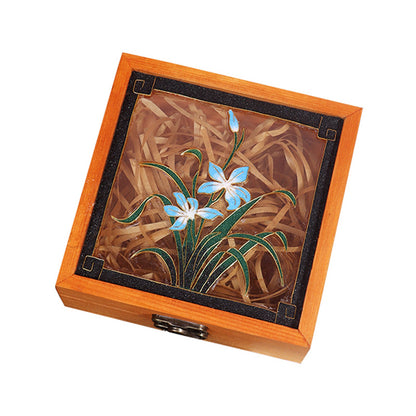 Handmade Cloisonné Enamel Jewelry Box DIY Kit — Chinese Style Craft Gift Set