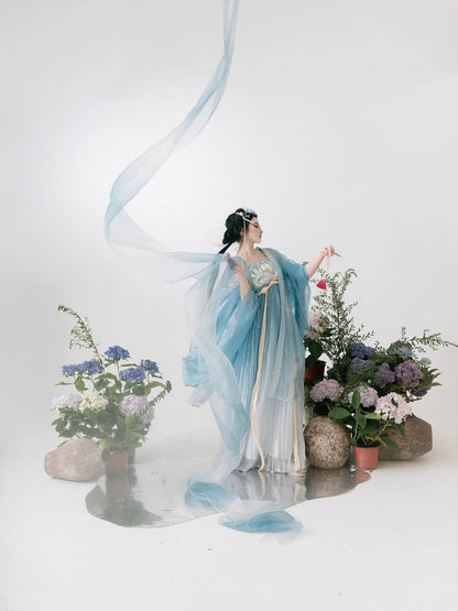 Immortal Cultivation Hanfu — Spring Summer Elegant Tang Style Set