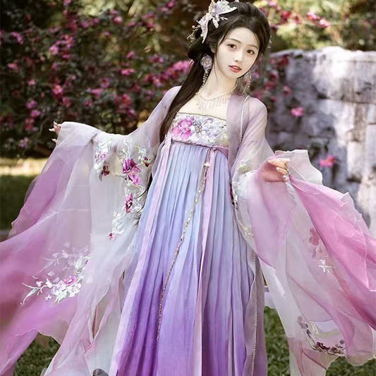 Oriental Ancient Cosplay Hanfu — Elegant Twelve Flower Gods Style