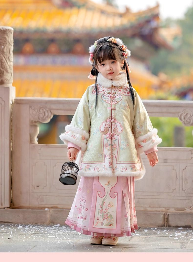 Children’s New Chinese Style Hanfu | Winter Ming Dynasty Outfit for New Year