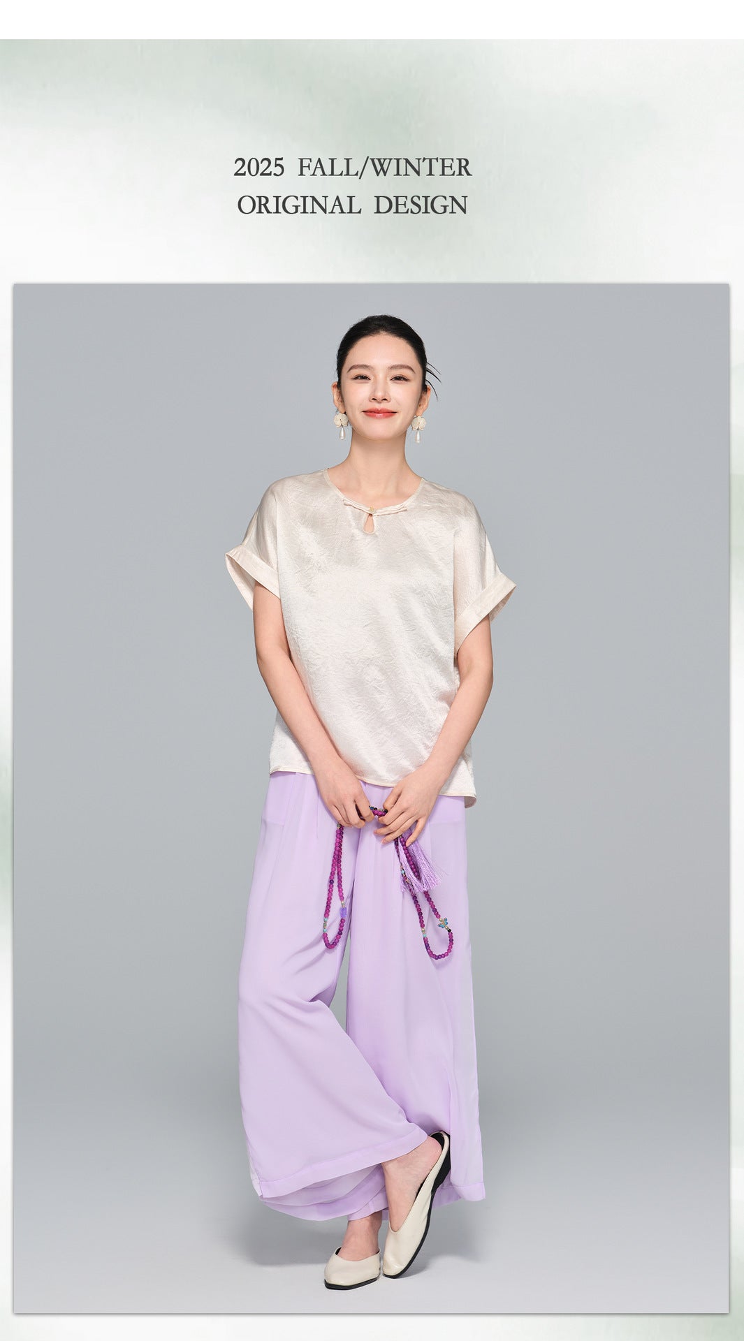 Casual Silky Short Sleeve Blouse