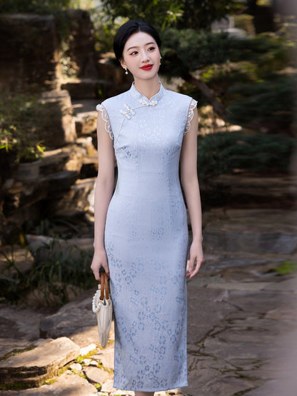 Exquisite Waist-Cinching Qipao – Elegant Everyday Wear Dress