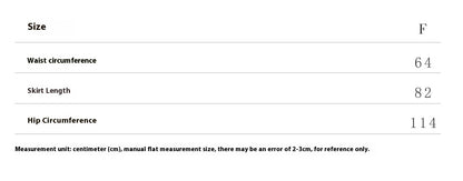 Chic Elastic Waist Patchwork Half Skirt for Women