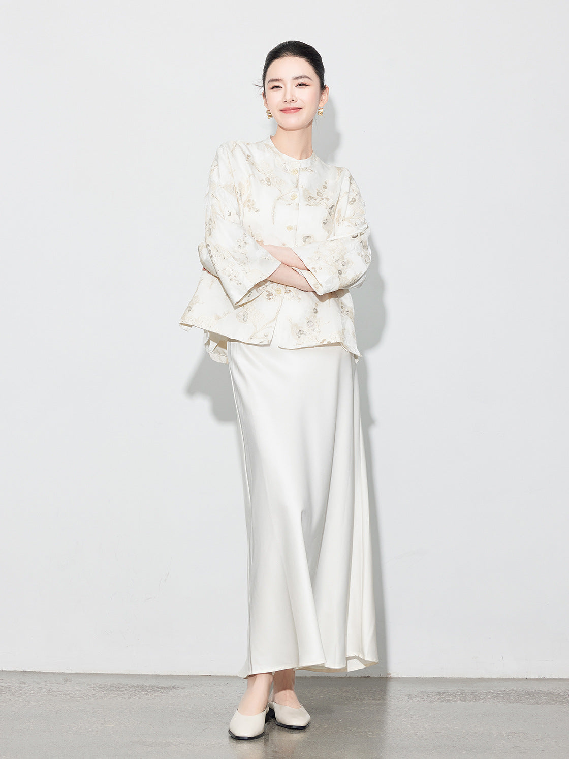 Chic High-Waist Mermaid Satin Skirt for Women