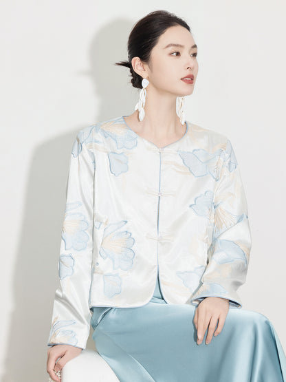 High-End Sophisticated Chinese Style Cardigan for Women