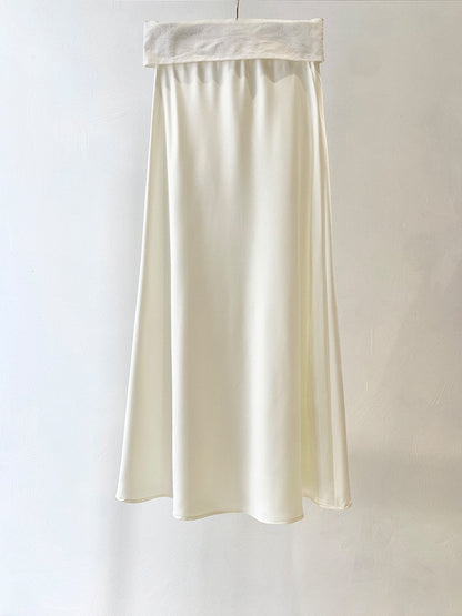 Chic High-Waist Mermaid Satin Skirt for Women