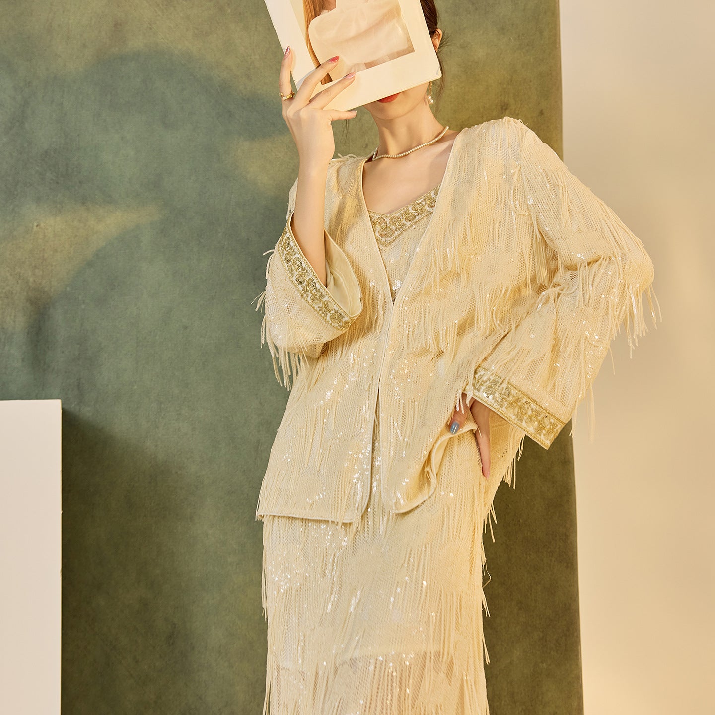 Autumn High-End Embroidered Tassel Cardigan | New Chinese Style Top