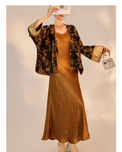 Vintage Embroidered Jacket High-End New Chinese Style Autumn Top