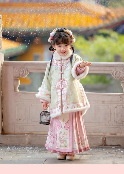 Children’s New Chinese Style Hanfu | Winter Ming Dynasty Outfit for New Year