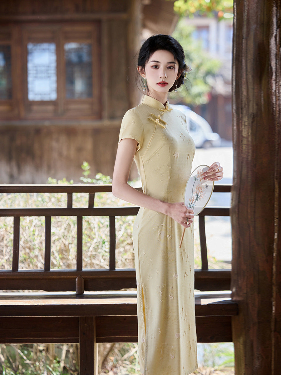 Improved New Chinese Style Qipao – Petite Youth Gift Dress