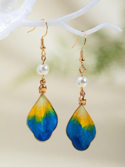 Handmade silk velvet earrings accessories ear hooks and ear clips