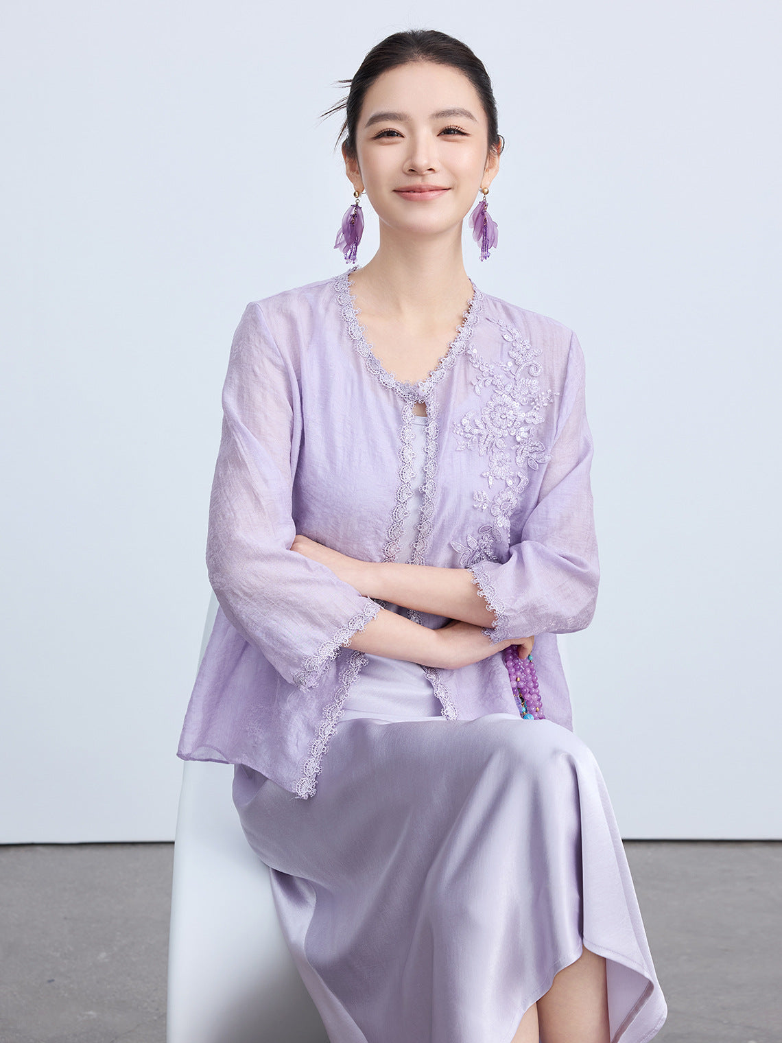 High-End Chinese Style Thin Summer Cardigan