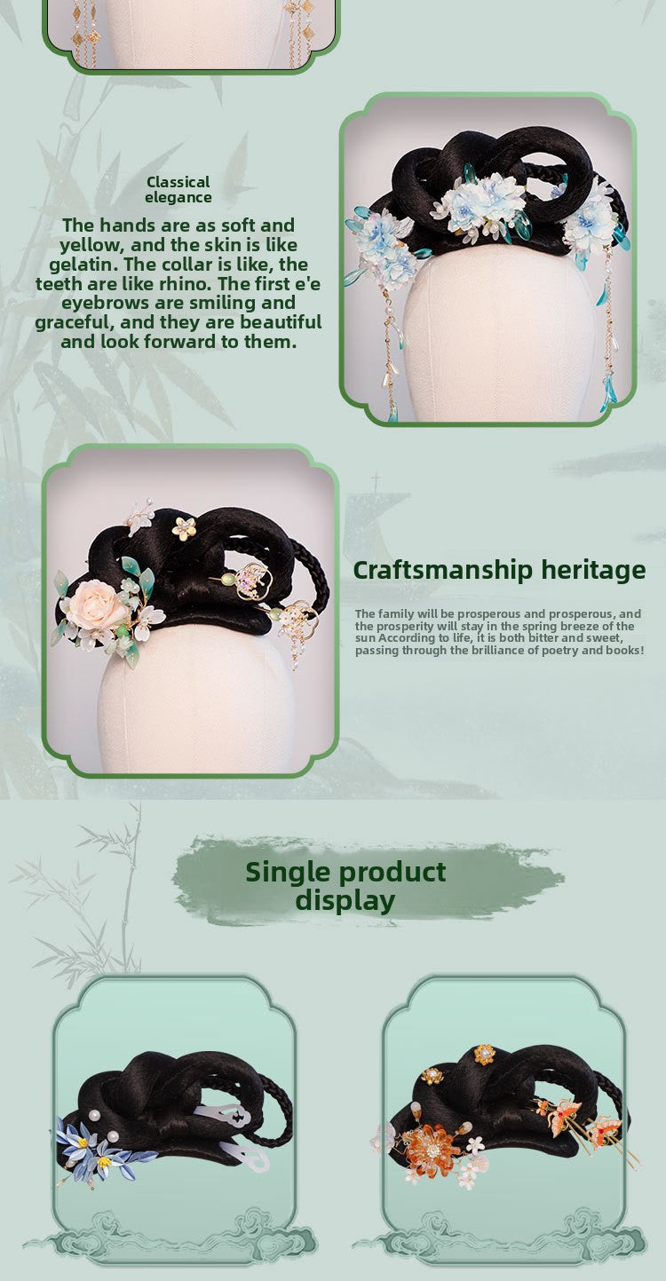 Ancient Costume Bun Soft Bottom Beginner's Lazy Bag