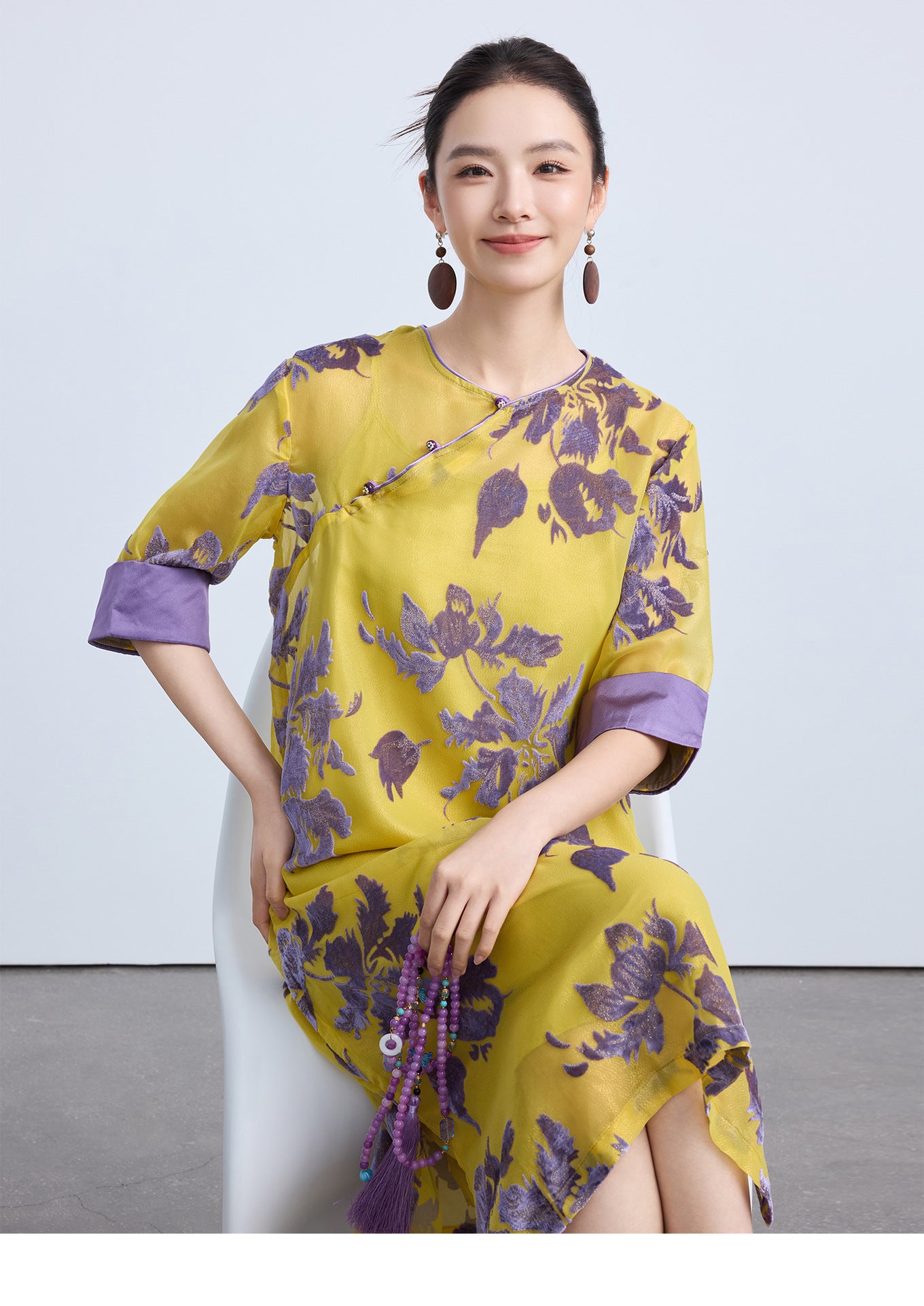 New Chinese Style Qipao – High-End Elegant Women's Dress