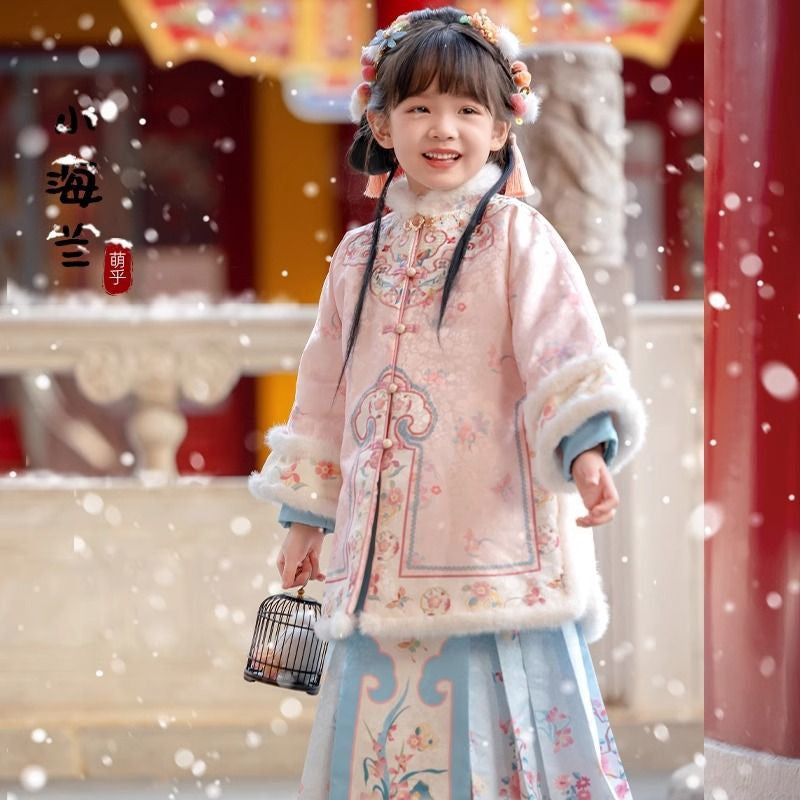 Children’s New Chinese Style Hanfu | Winter Ming Dynasty Outfit for New Year