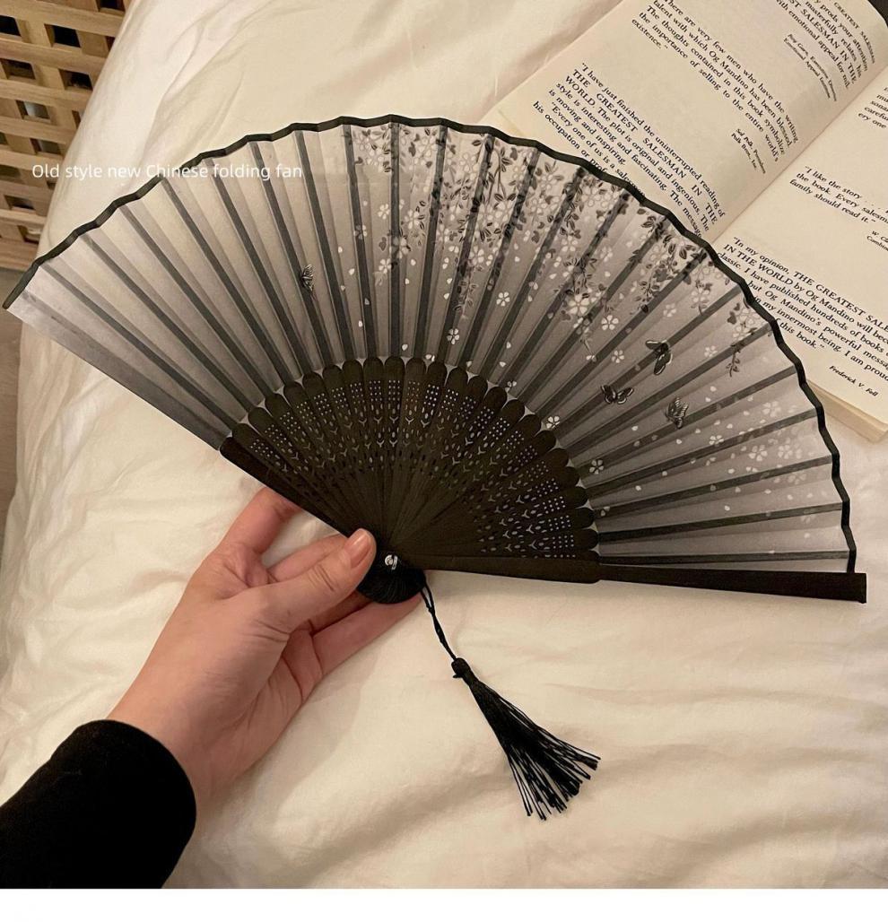 New Chinese Style Small Folding Fan — Hanfu Cheongsam Spring Summer