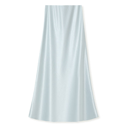 Autumn Button-Up Stand Collar National Style Top & Skirt Set