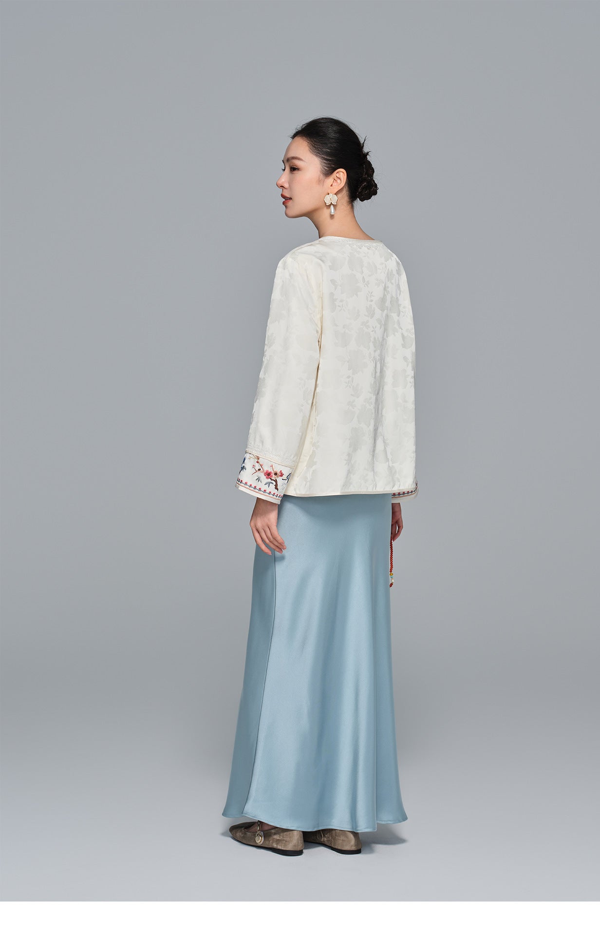 Stylish Embroidered Women's Top