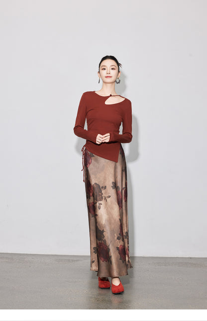 Vintage Hollow Knit Sweater