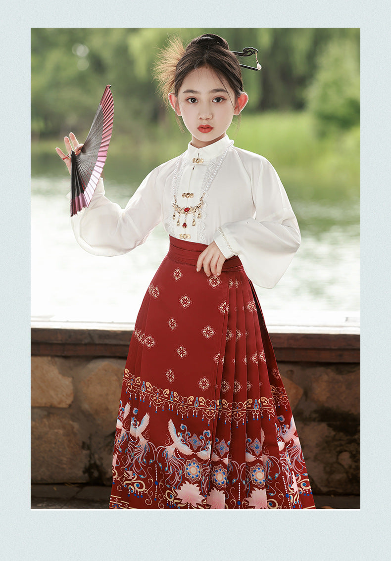 Children’s National Style Hanfu | Big Girls Ming Dynasty Tang Suit Outfit