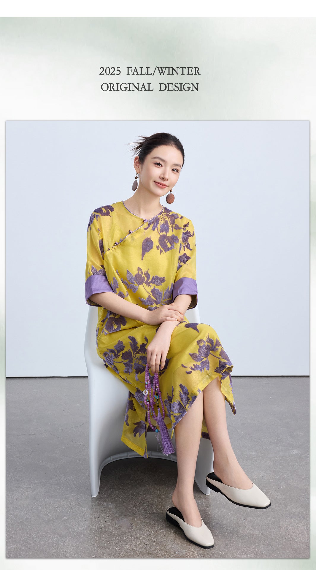 New Chinese Style Qipao – High-End Elegant Women's Dress