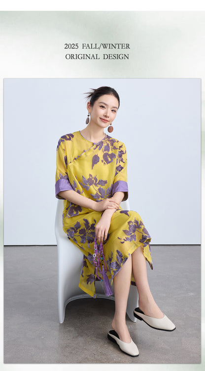 New Chinese Style Qipao – High-End Elegant Women's Dress