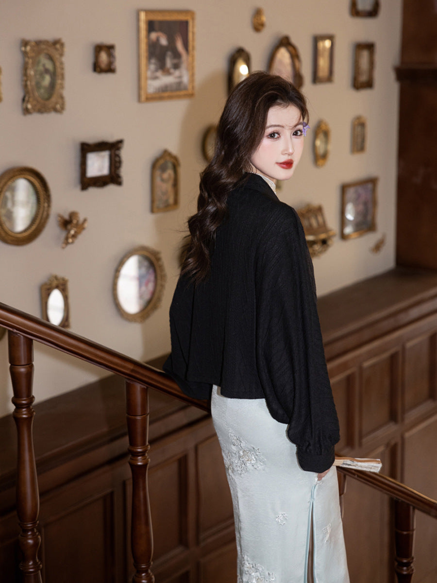 Artistic Camellia Cheongsam – Retro Youth Fresh Dress