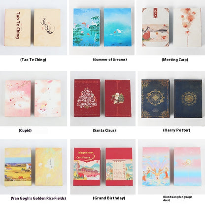 Creative 3D Night Light Foldable Fan Book Lamp for Bedroom