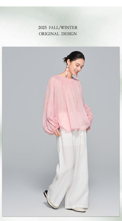 Stylish Loose-Fit Linen Shirt
