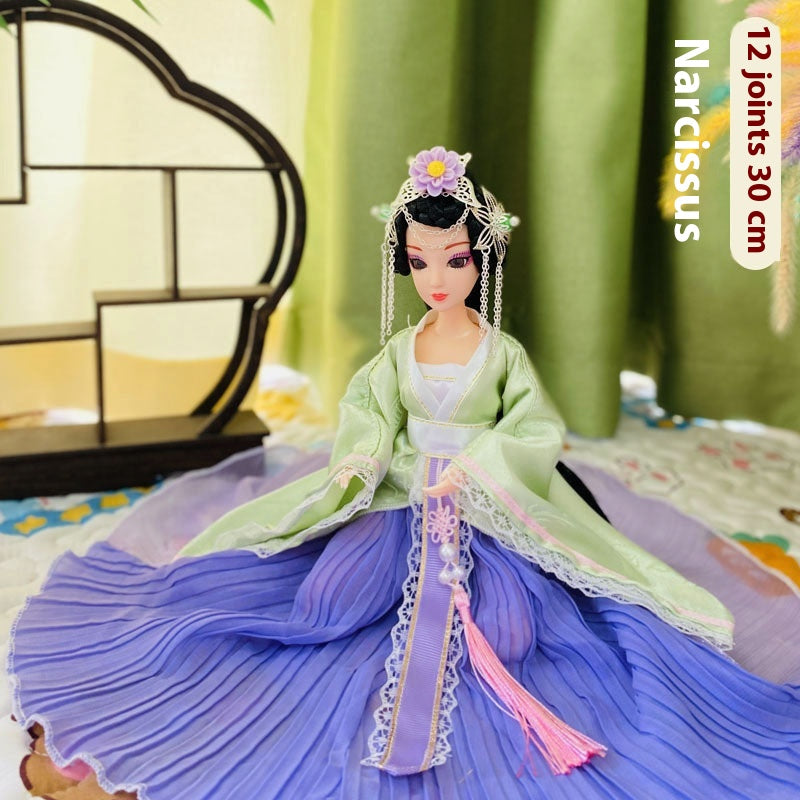 3L3W Ancient Costume Doll 30cm — Realistic Chinese Style BJD Gift