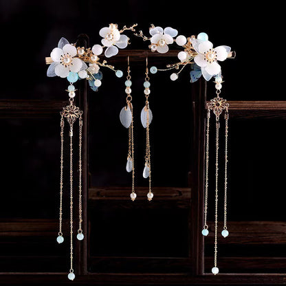 Hanfu Hair Accessories Fairy Girl Tassel Hairpin Full Set Buyao Hairpin