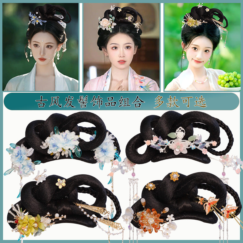 Ancient Costume Bun Soft Bottom Beginner's Lazy Bag