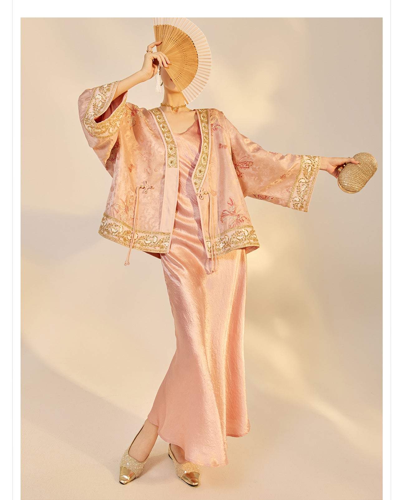 2025 Early Autumn Elegant New Chinese Style Embroidered Jacquard Coat | National Style