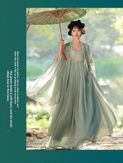 Super Fairy Hanfu Outfit — Improved Zen Hezi Dress for Women