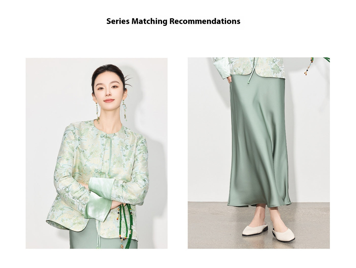 Elegant Chinese Style Long Sleeve Jacquard Top