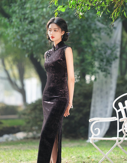 Improved Slim Fit Qipao – Elegant Daily Wear Dress