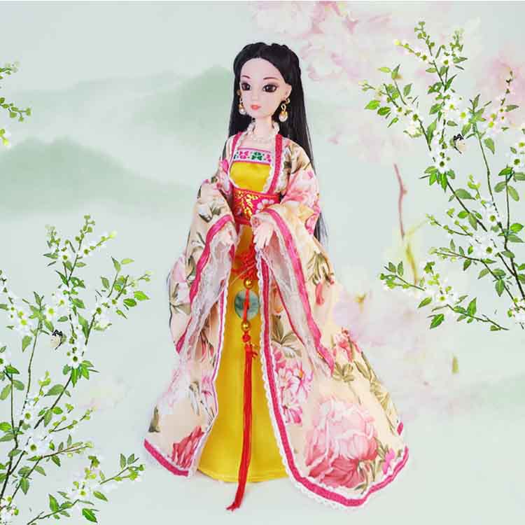 Ancient Costume Doll Set — Chinese Style Dress-Up Gift Box