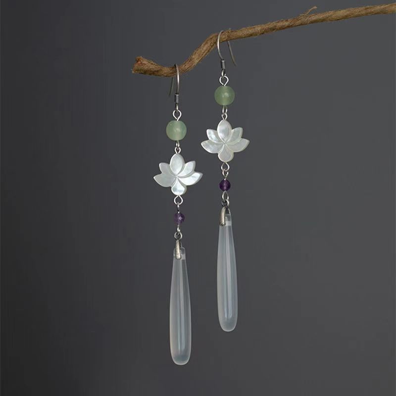 Ancient Style Retro Earrings | Elegant Chinese Style Cool Earrings for Women