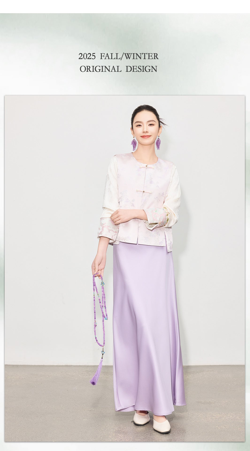 Stylish Button-Up Jacquard Vest for Women