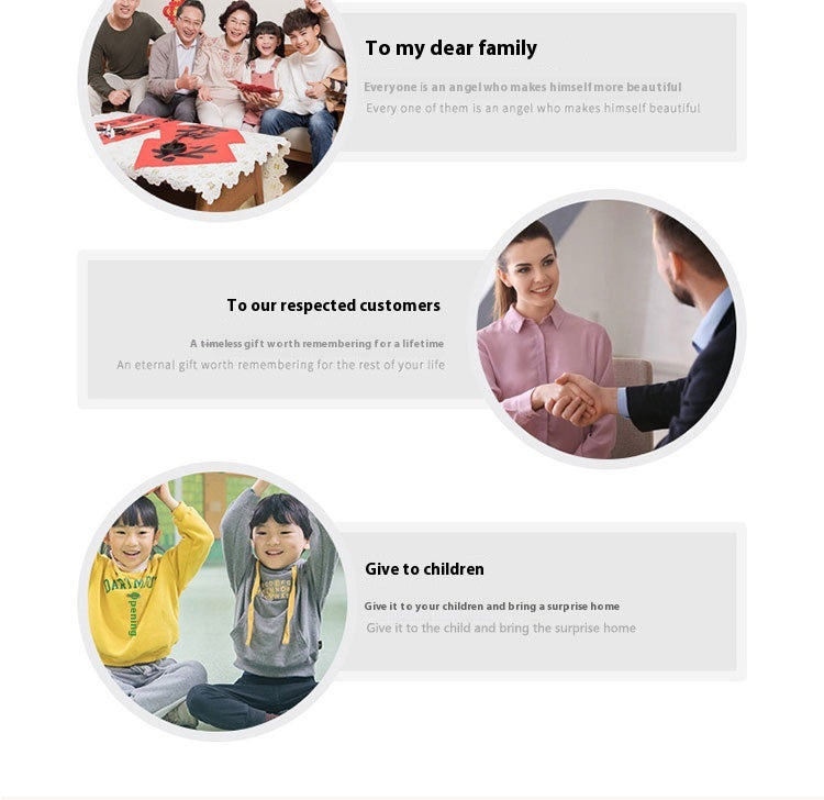 Levitating Globe Clock Night Light Gold Base Colorful Desk Lamp