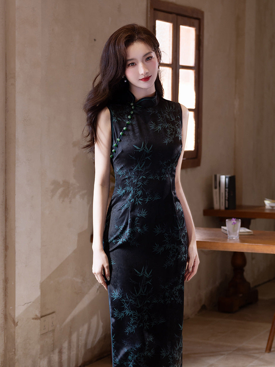 Elegant New Chinese Style Qipao – Daily Exam Prep Dress