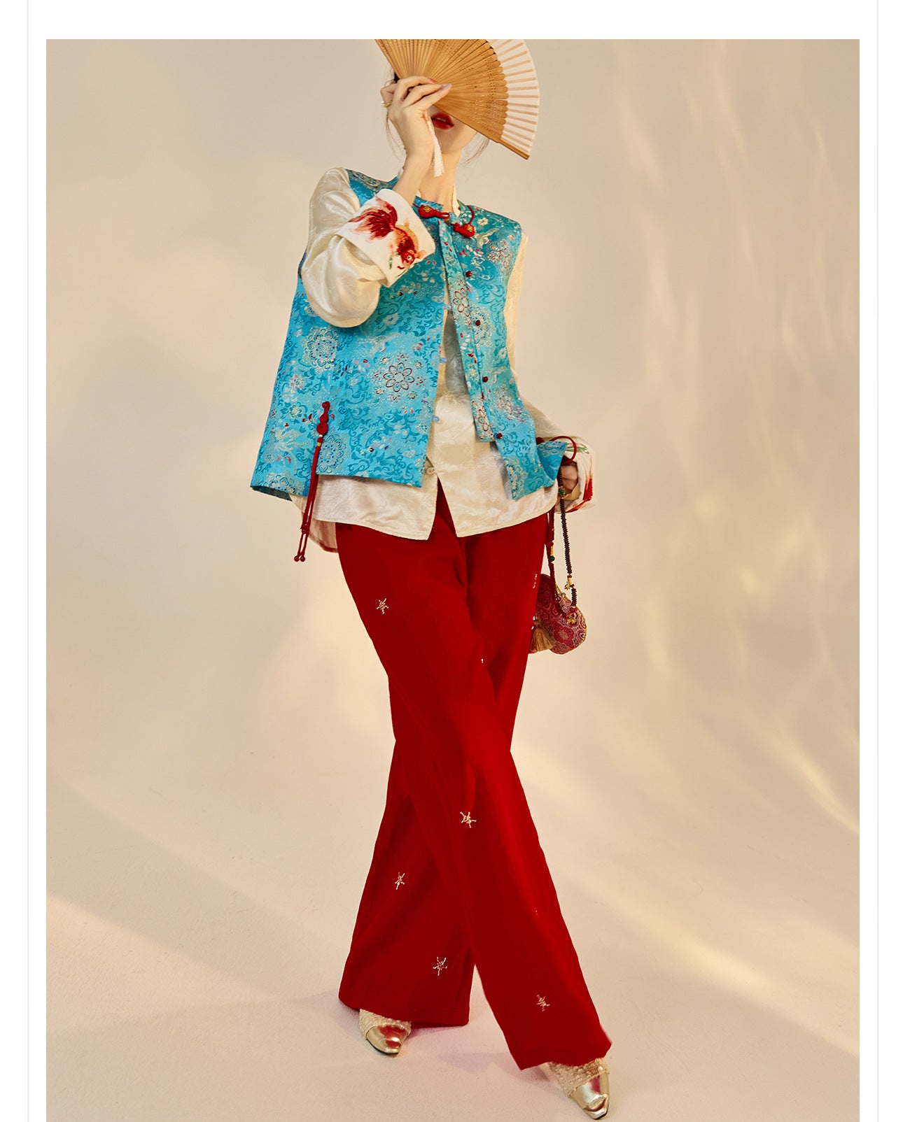 Early Autumn Retro Embroidered Vest | New Chinese Style Women's Top