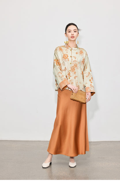 High-End Elegant Retro Zen Style Jacket for Women