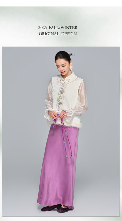 Stylish Embroidered Women's Vest