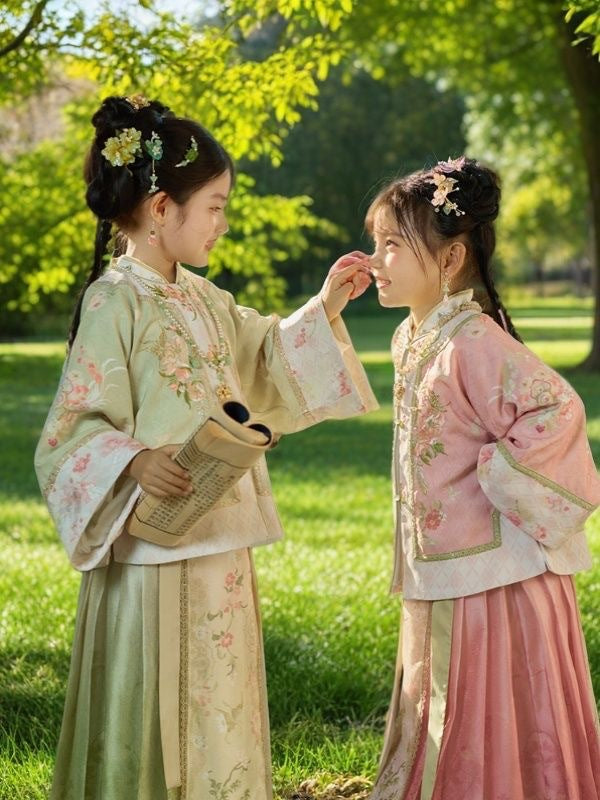 Children’s Chinese Style Hanfu | Elegant Ancient Costume Pink Outfit