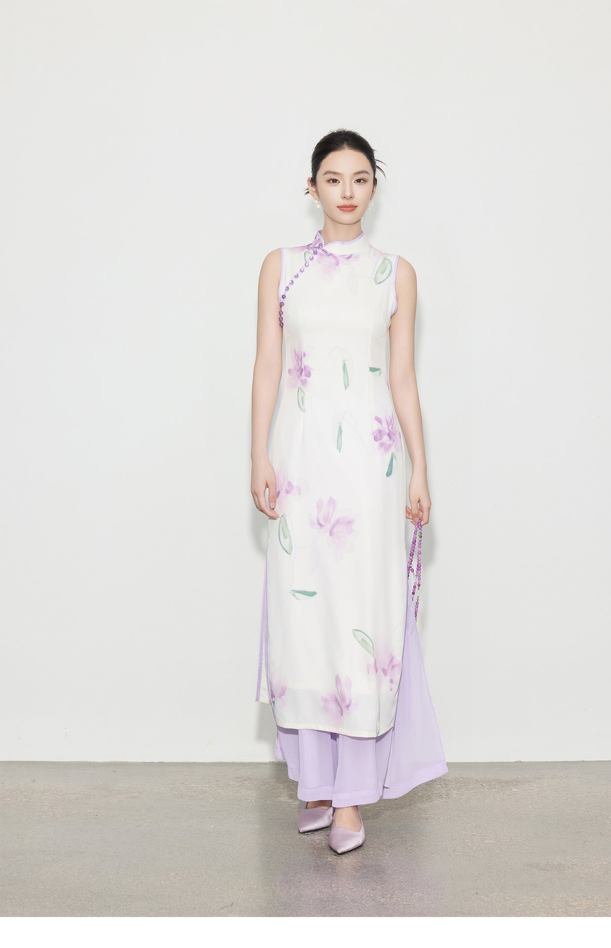 Elegant Slim Fit Chinese Dress – 2025 High-End Spring Summer