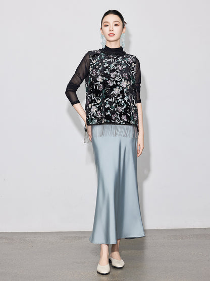 Chic High-End Silky Mermaid Half Skirt